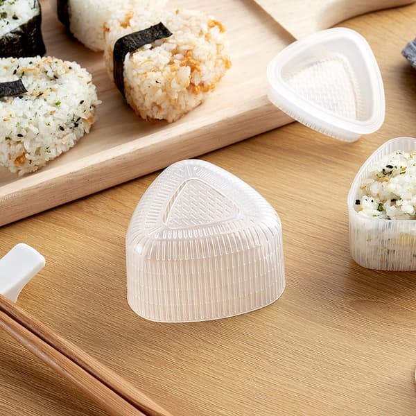 2 stk. Former (Stor) for Japansk Onigiri Maker Risboller Tri