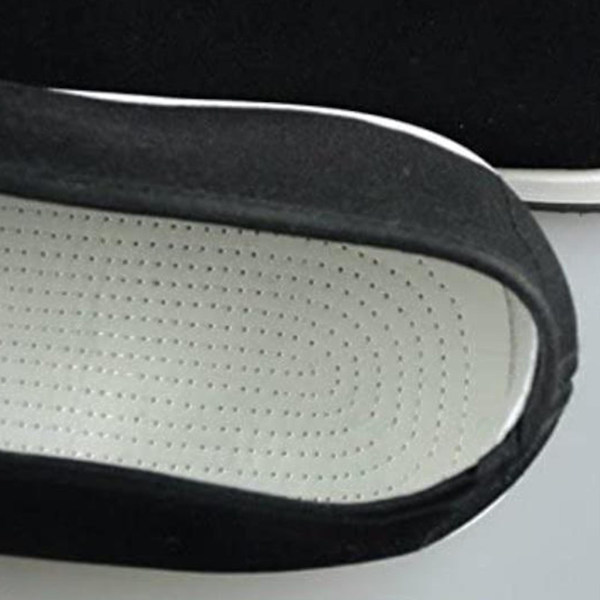 Kinesiske traditionelle Kung Fu Kampsport Tai Slipper Sko Black 41 Size