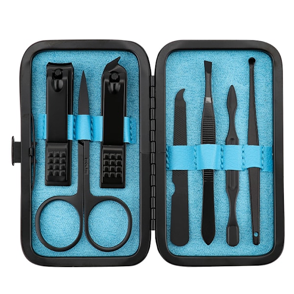 Nagelklippare, 7 st Professionell set, nagelsaxar & E