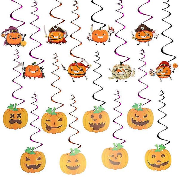 16 stk. Halloween-ophæng til Halloween-dekoration