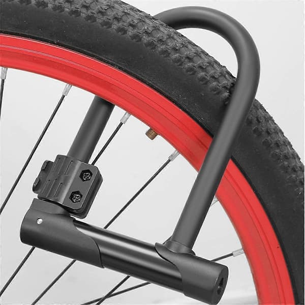 Enkelt bärbart U-format cykellås Stöldskyddslås Anti-hydraulisk sax Mountainbike Cykelutrustning Cykellås