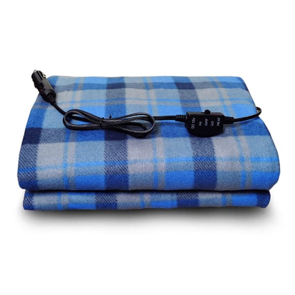 ##/(Blått) Elektrisk teppe - 12V Elektrisk bilvarmeteppe##/