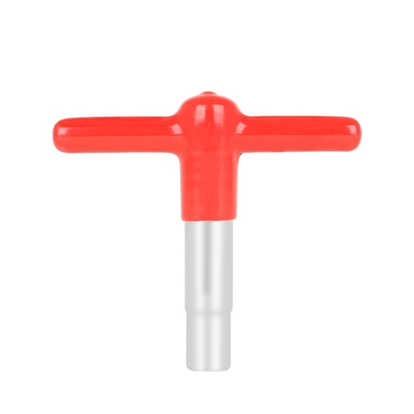 Trumstämning för nyckeljusteringsnyckel Silverlegering för T-formad 4 fyrkantshålsnyckel för nyckelslaginstrumentjustering Red