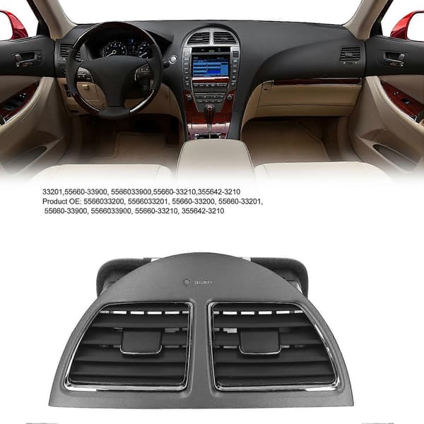 Midtre dashbord luftventil defrostergitter front AC-uttak 55660?33200 erstatning for ES350 2007?2009