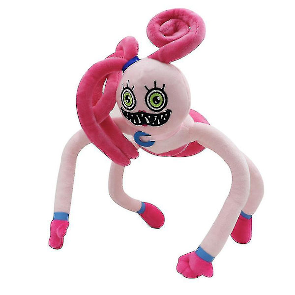 Poppy Playtime 3 Poppy-serien mamma og pappa kosedukke gassmaske hette plysjleketøy - Pink Poppy-40cm Grinning Poppy Mom-45cm