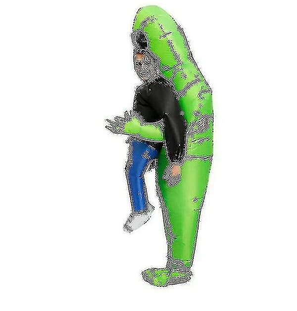 Alien puhallettava asu, lapsille hauska hallowee