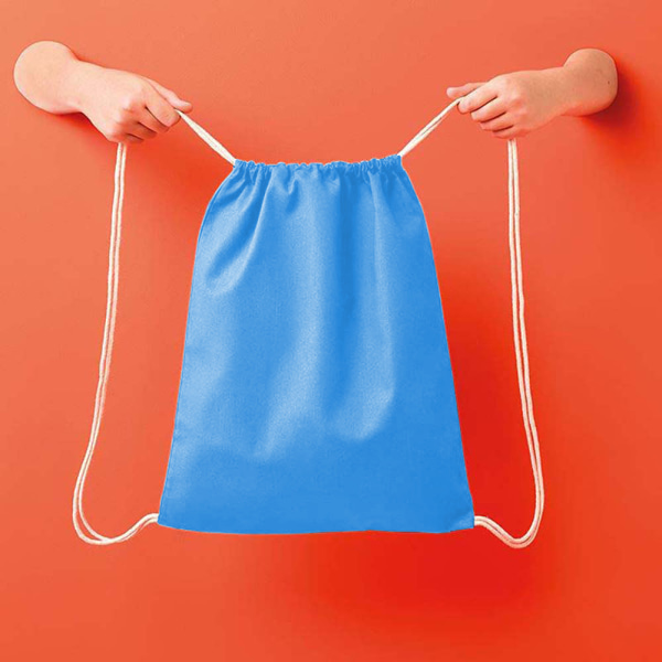 Nutshell Drawstring Gymsac Hawaiian Blue/Natural One Size