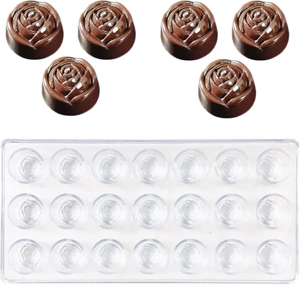 Transparent Chokoladeform, Klar Plastik Slikform, Til Maki
