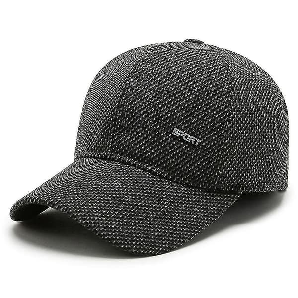 Vinterhattar av hög kvalitet för kvinnor Män Grå Khaki Cap med öronlapp Håll dig varm Tjock Cap