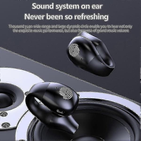Knogleledningshovedtelefoner Ørekroge Øreclips Hifi Trådløse Bluetooth-øretelefoner