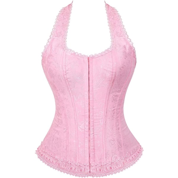 Korsetter för kvinnor Overbust Bustier Top Gothic Sexy Shoulder 603 XL