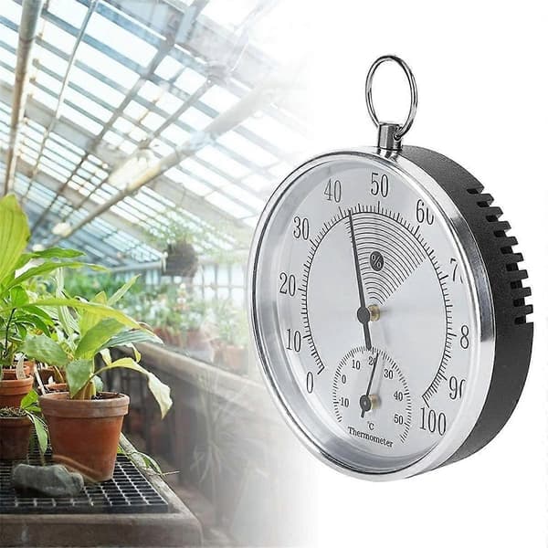 Innendørs Utendørs Analog Termometer Hygrometer Temperatur Fuktighetsmåler HT9100