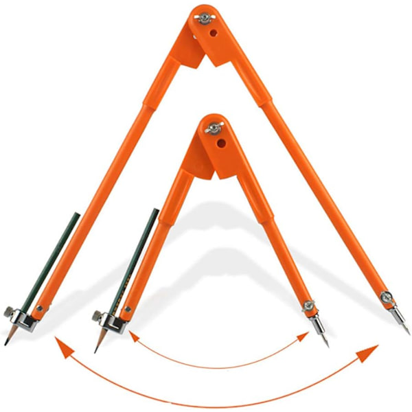 Precision justerbar diameter snickarkompass för trä