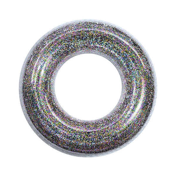 Läpinäkyvä Glitter Pool Foats Uimarengas MULTICOLOR multicolor 60