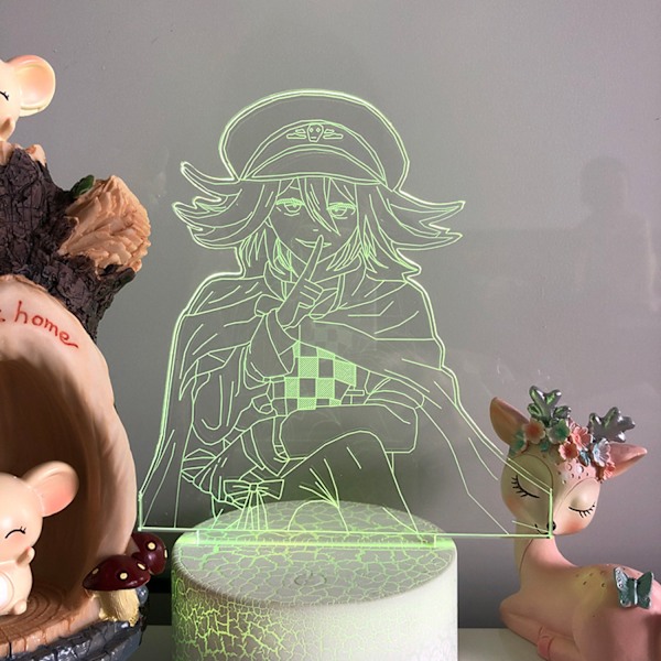 Anime Character Night Light 3D Illusion Lamp Remot