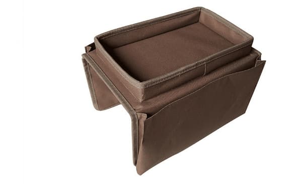 (Brun) Soffa Armstöd Förvaringsväska, Soffa Fjärrkontroll Ställ Soffa Oxford
