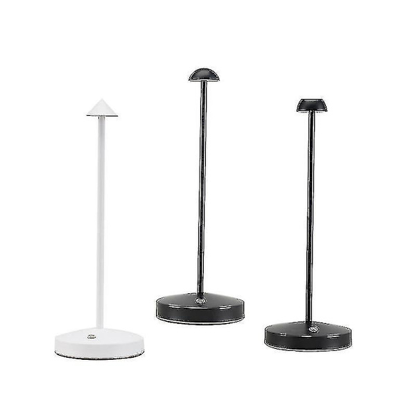Uppladdningsbar bordslampa Creative Dining Touch Led Hotel Bar Coffee Pina Pro Bordslampa Lampada Da Tavolo Dekorativ skrivbordslampa White C