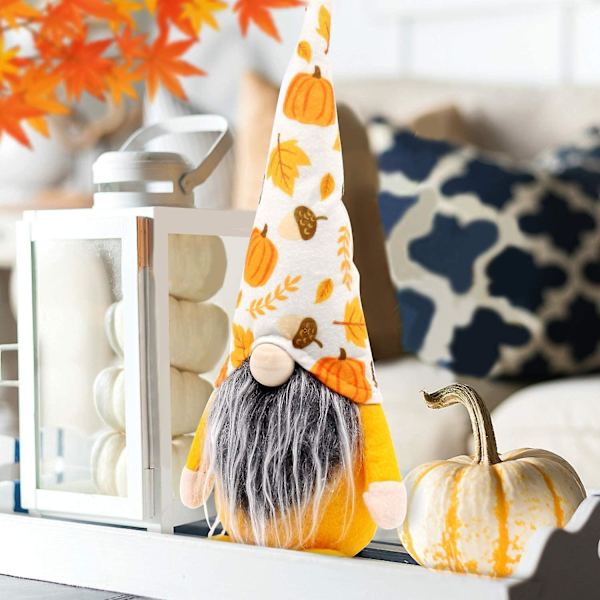 3 kpl Thanksgiving Tontut Pehmokoriste, Thanksgiving Pehmo Tonttu Nukke