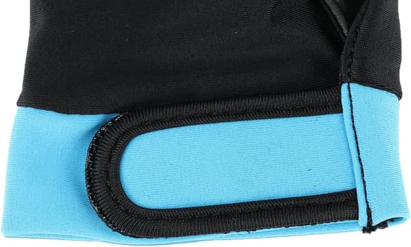 Elastisk Lycra 3-finger display biljard skytehanske M sky blue m