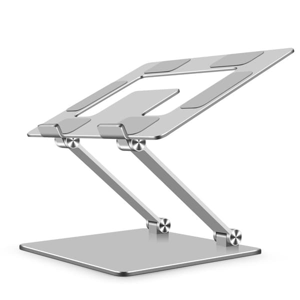 Bærbar computerstander, aluminium computerstander til skrivebord, justerbar bærbar computer