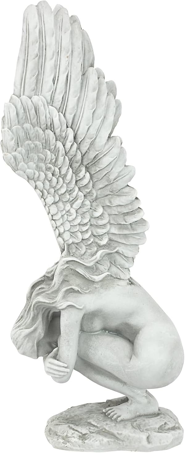 Religiøs hagestatue monument og frelse av engler liten 15
