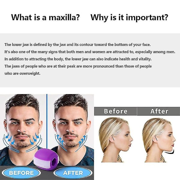 Jaw Exerciser Jawline Jawzrsize Trainer Treningsball Jawliner J
