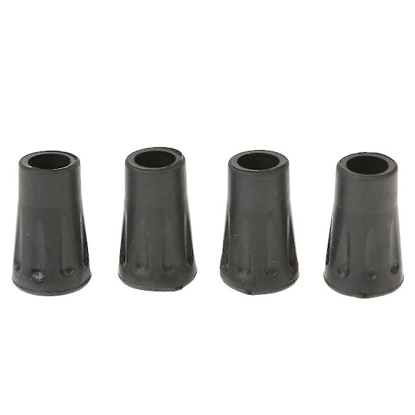 4 stk. Udskiftningsgummispidser Endekompatibel Vandrestav Vandring Trekkingstave 4cm