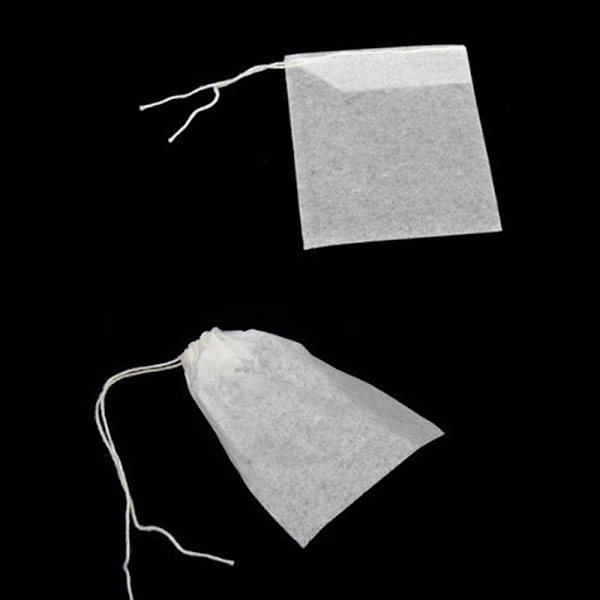 100/200/300 st Tomma tepåsar Lösa örter för engångsbruk Tepåse med dragsko Bärbar 5,5x7cm 300pcs