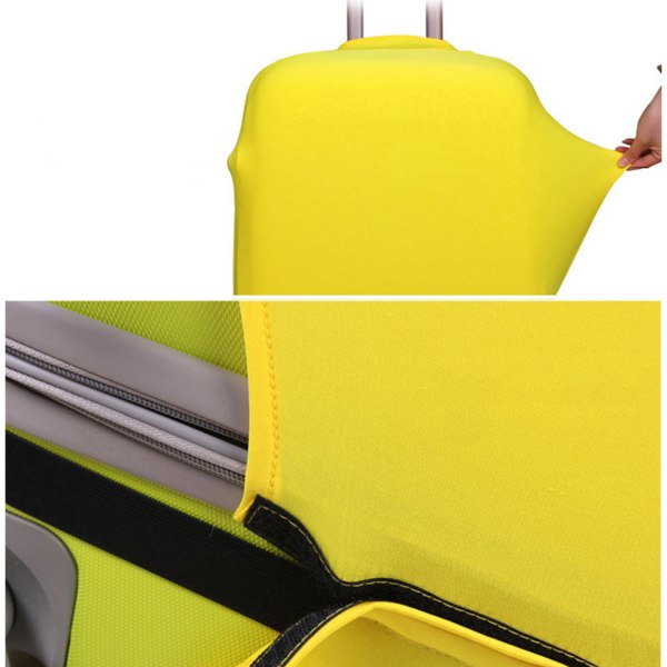 18"-30" Bagageskydd Elastisk reseskyddande resväska Yellow M
