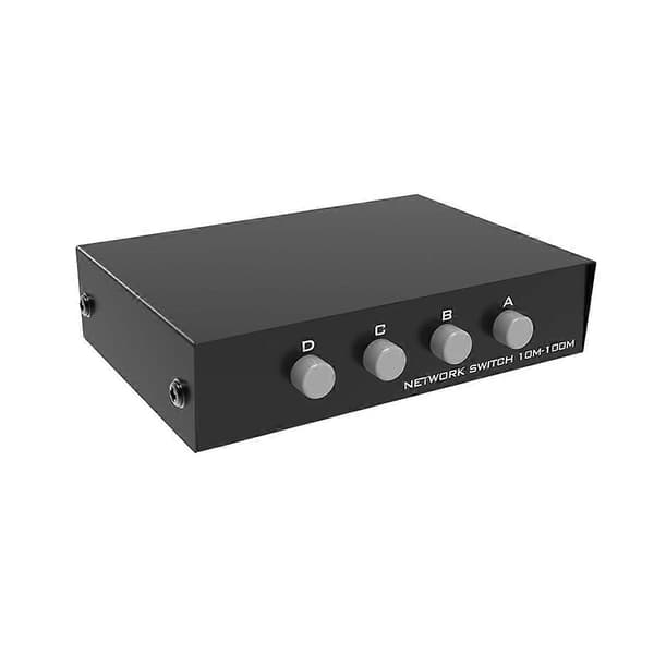4 ind 1 ud 100/1000Mbps Mini Gigabit Netværksswitch 5 Port Ethernet Switch Internet Splitter Desktop RJ45 Netværksswitch