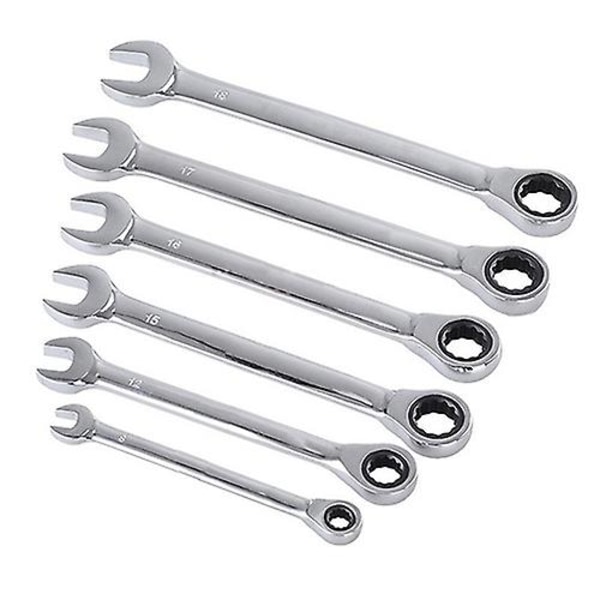 8 mm-19 mm vändbar spärrnyckel Hylsnyckel Mutter Verktyg Garage gör-det-själv handverktyg Jikaix 12 mm