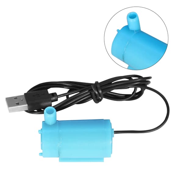 2 stk Vannpumpe Mini Akvariumpumpe Senkbar vannfontene 2pcs