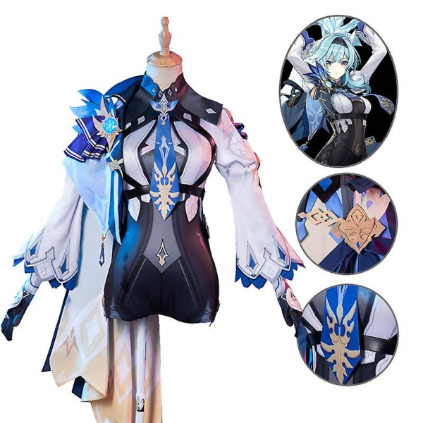 Genshin Impact Costume,genshin Impact Eula Cosplay Costume,spelkaraktär Cyno Cos Uniform Fancy Dress Kläder,genshin Impact Halloween Party Dress Up Shoes 36