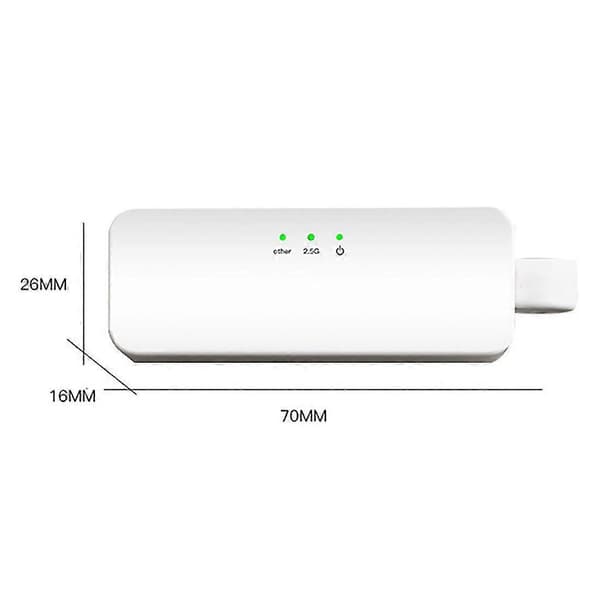 2.5g 2500mbps Gigabit Ethernet Usb3.0 til Rj45 Ethernet Adapter Netværkskort Lan Kablet Netværkskort
