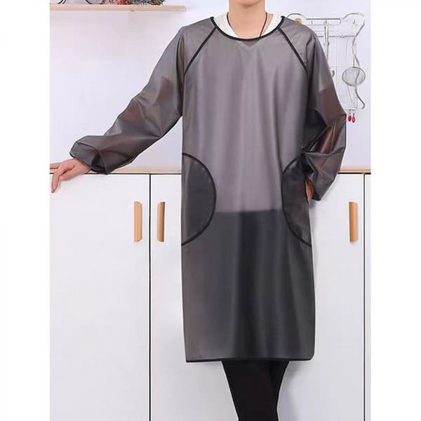 Heldekkende langermet kjeledress med 2 lommer vanntett forkle