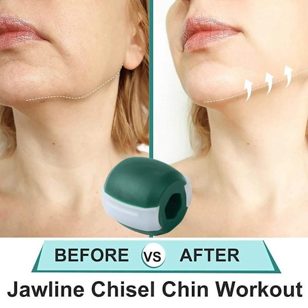 Jawline Face Exerciser Fitness Ball Neck Jaw Toner 50 paunaa