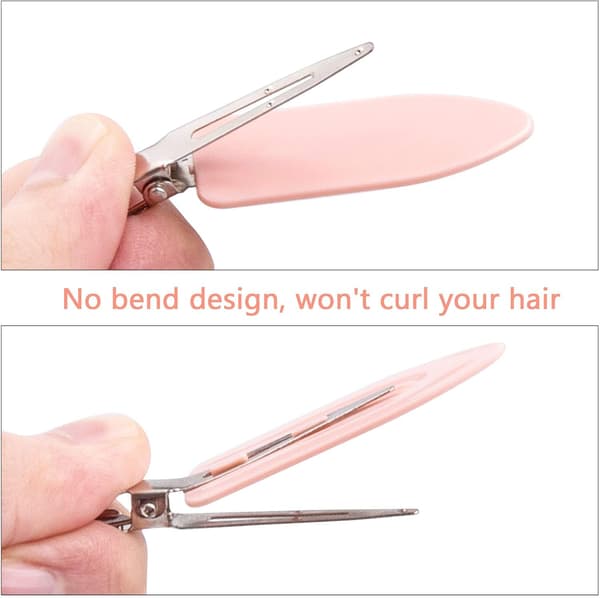 20 stk. Hårclips uden krøller (Pink, Hvid, Sort, Gul, Grøn)