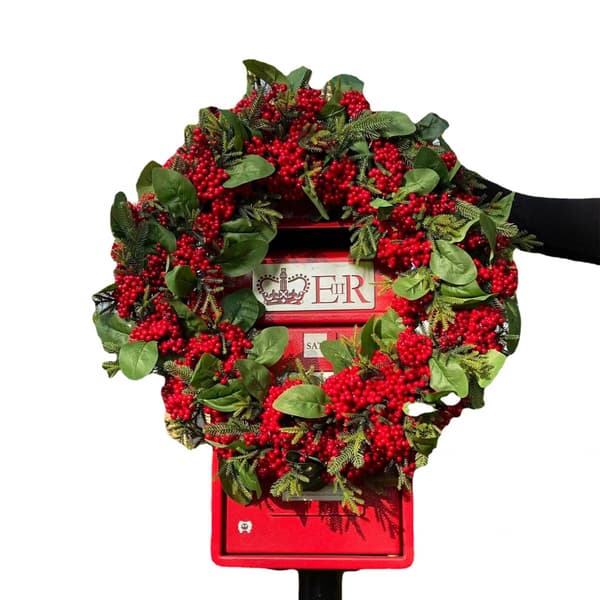 Konstgjord krans Julkrans