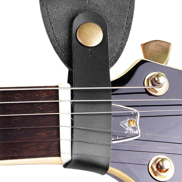 8 stk Blågrå Gitarreim - Bomullsreimer med Full Gra