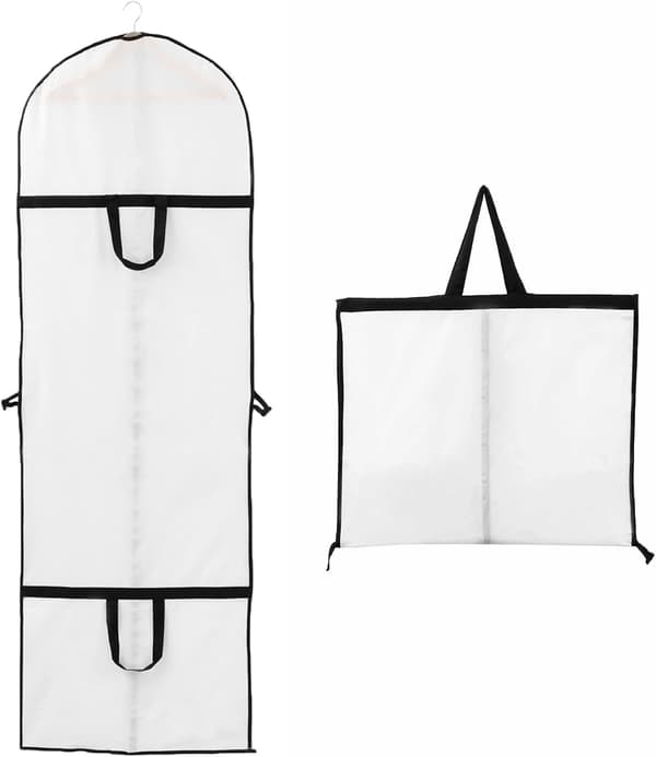60x180cm (1 st) Bröllopsklänningsöverdrag Lång Robe Överdrag för Brud och
