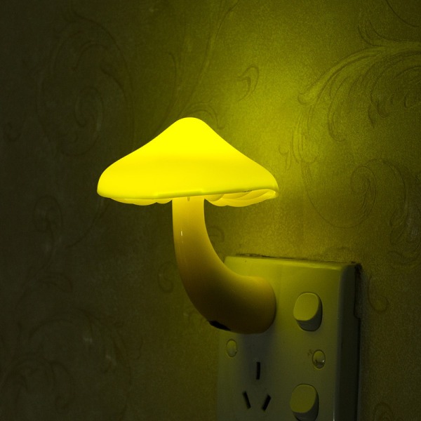 Svamp Nattlampa Plug In Lamp, Led Nattlampa För Vuxna Barn Baby Barn Nattlampa Vägglampa För Sovrum