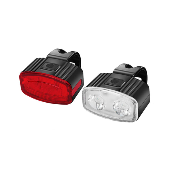 LED-sykkellykt, USB oppladbare front- og baklykter, IPX5