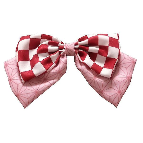 Demon Slayer Tanjirou Nezuko Bow Headwear Hårrep Cosplay Prop Söt