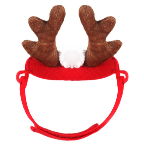 Lemmikkieläinten jouluvarusteet Koiran hiusneula Kissatarvikkeet Jouluisen sarven sarvi Pannat Koiran hattu Antlers