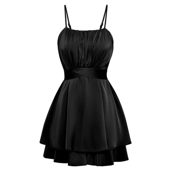 Casual ensfarget smekke midje opp jumpsuit for kvinner