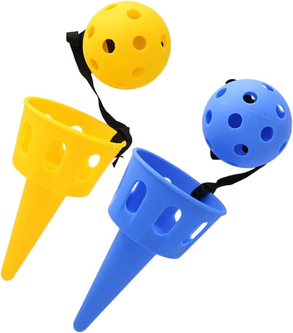 2 sæt kop- og boldspil Mini Catch Ball Toy Ball Catching Cup