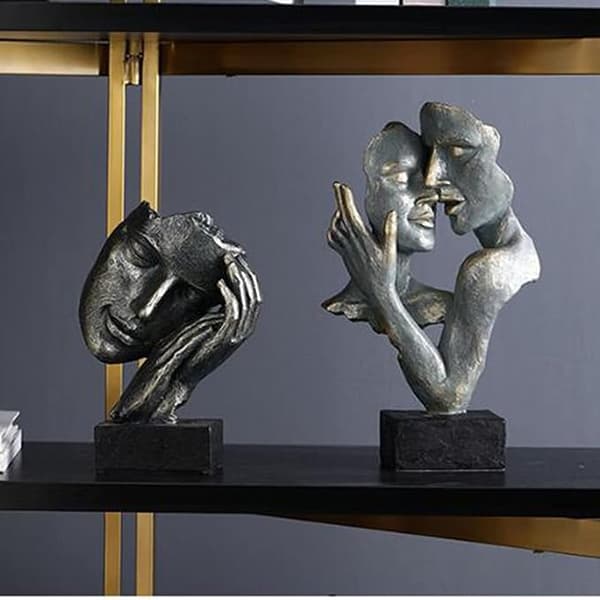 1st Abstrakt Harts Staty Dekoration Enkel Modern Abstrakt Figur