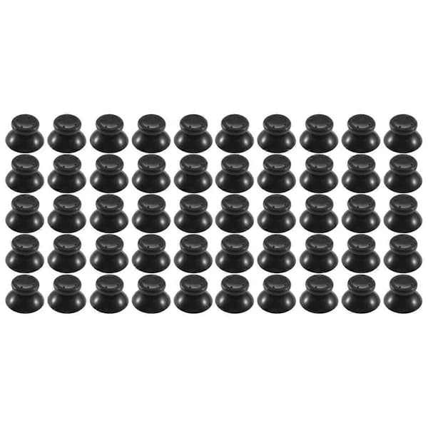 50 stk. 3D analog joystick-tommelfingergrebshætteknap reparationsdel dæksel tommelfingerstik udskiftning til