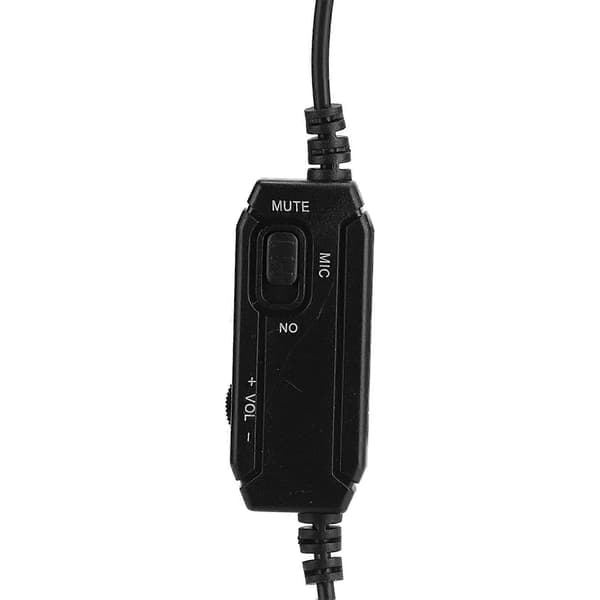 Hovedmonteret computer gaming hovedtelefon headset høj ydeevne til PS4 (sort rød)