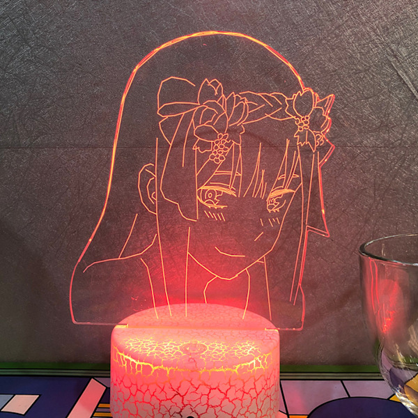 Anime Frank Zero Two 3D Night Light 16 Colors Bedr